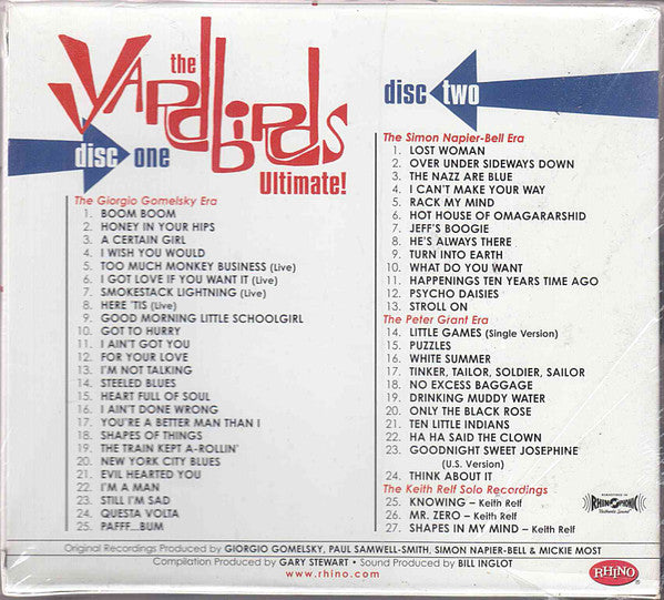 The Yardbirds : Ultimate! (2xCD, Comp, RM)