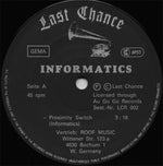 Informatics : Accidents In Paradise (12", EP)