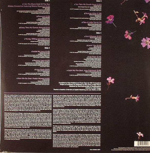 Minnie Riperton : Les Fleurs The Minnie Riperton Anthology (2xLP, Album, Comp, RE)