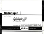 Antonique* : Love Isn't Love (CD, Single, Promo)