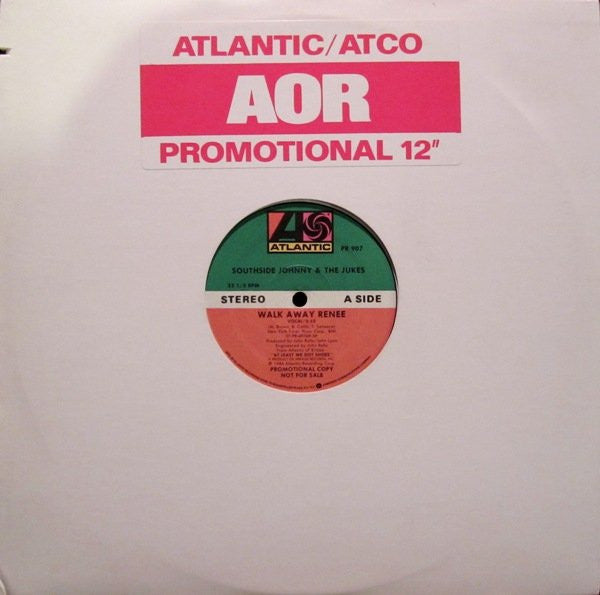 Southside Johnny & The Jukes* : Walk Away Renée (12", Single, Promo)