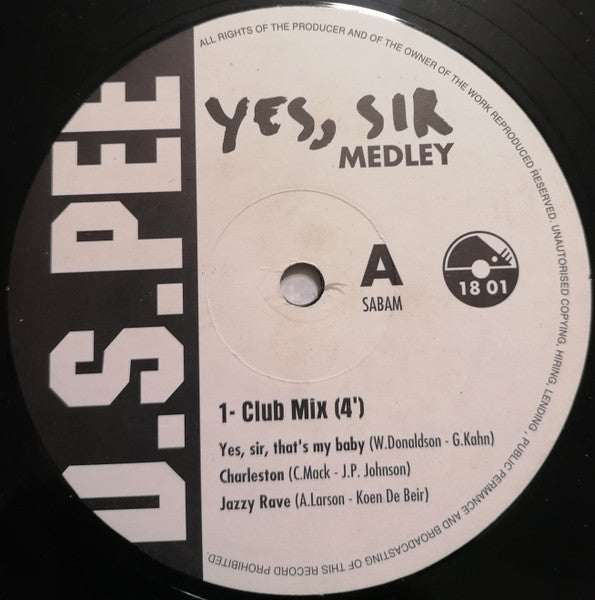 D.S.Pee* : Yes, Sir (Medley) (12")