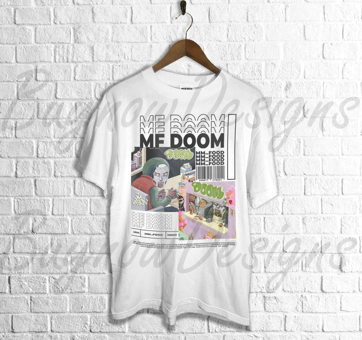 Vintage MF DOOM MM..Food Poster Graphic Tee