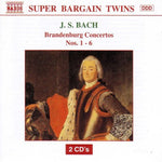the album cover for J.S. Bach - Brandenburg Concertos Nos 1-6