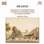 the album cover for Idil Biret - Variations Opus 21 / 5 Etudes