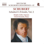 the album cover for Brigitte Geller - Schubert's Friends 2