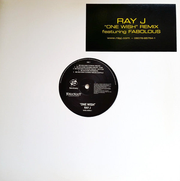 Ray J : One Wish (Remix) (12")