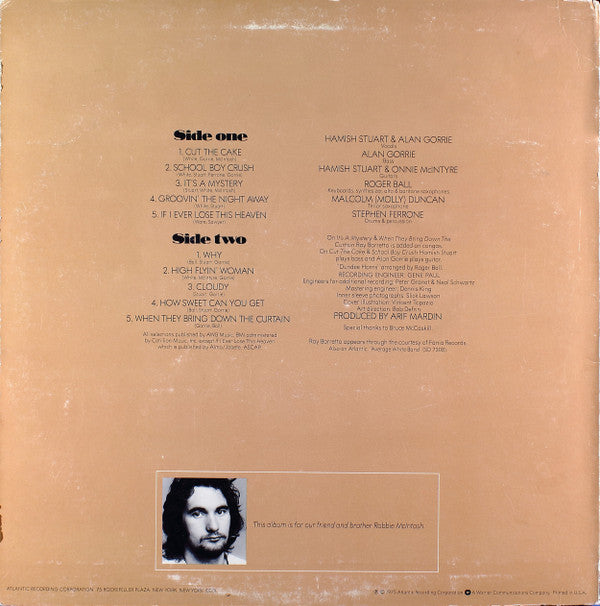 Average White Band : Cut The Cake (LP, Album, RI )