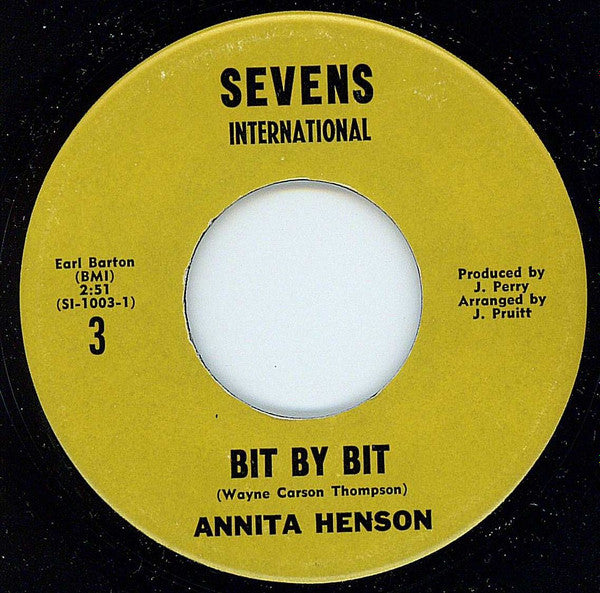 Annita Henson : Bit By Bit (7")