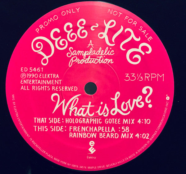 Deee-Lite : What Is Love? (12", Ltd, Promo)