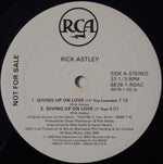 Rick Astley : Giving Up On Love (12", Promo)