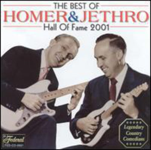 the album cover for Homer & Jethro - The Best Of: Hall Of Fame 2001