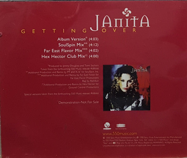 Janita : Getting Over (CD, Single, Promo)
