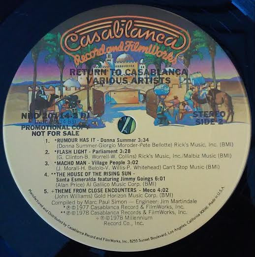 Various : Return To Casablanca (2xLP, Comp, Promo)