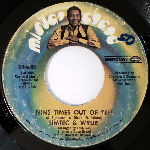 Simtec & Wylie : Gotta' Get Over The Hump / Nine Times Out Of Ten (7", Single, Styrene)