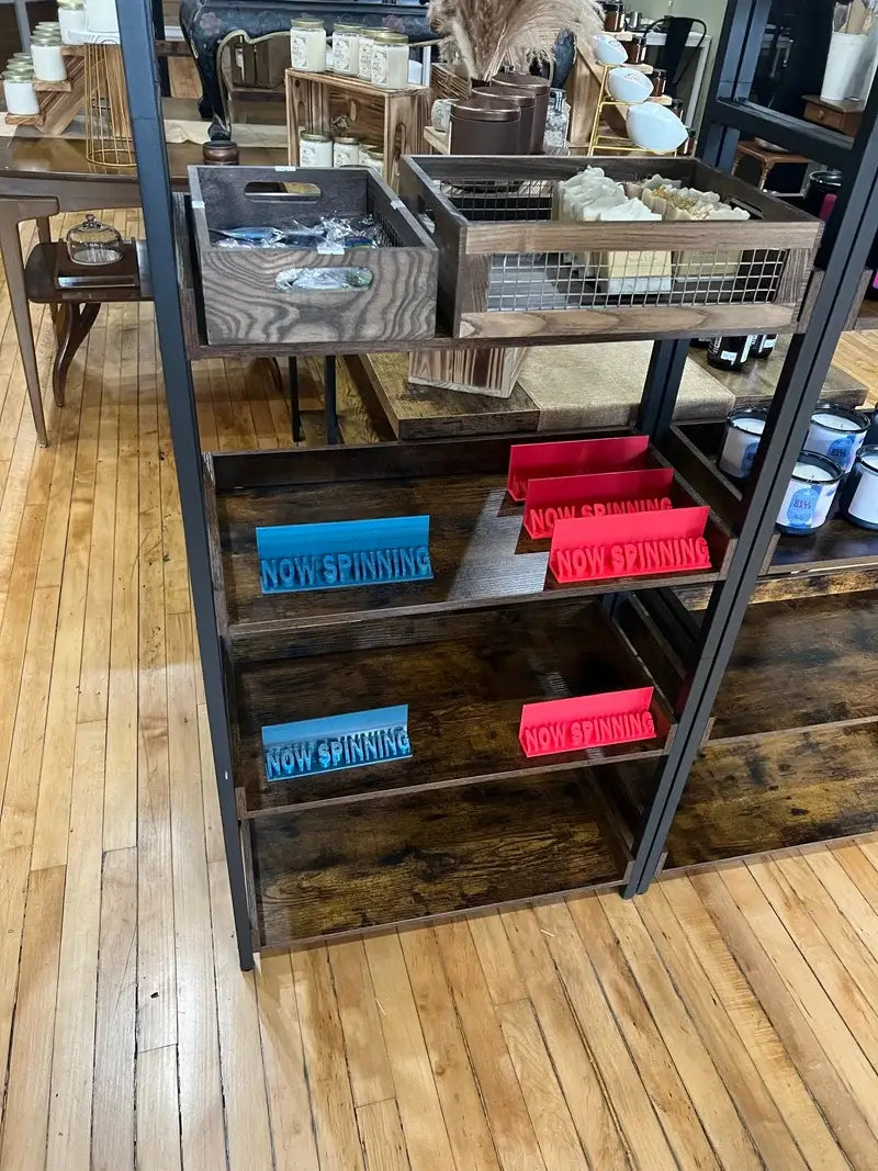 Now Spinning 3-D Printed Vinyl Displays: Multi