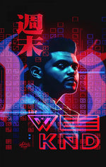 The Weeknd Music Poster