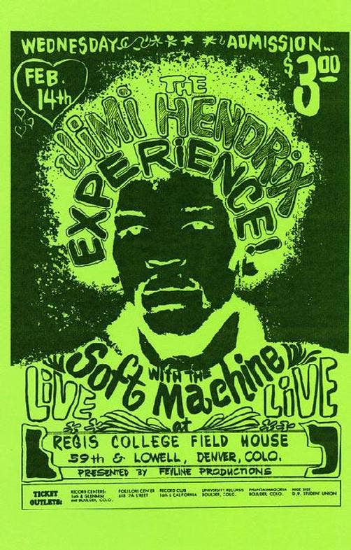 Jimi HendrixDenver 1968