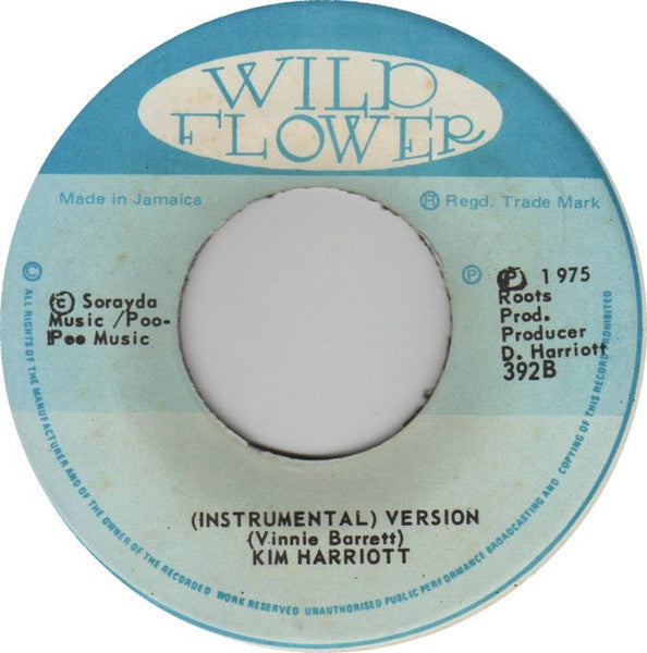 Kim Harriott : Just Want To Be Your Joy (7")