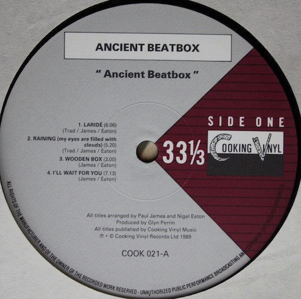 Ancient Beatbox : Ancient Beatbox (LP, Album)