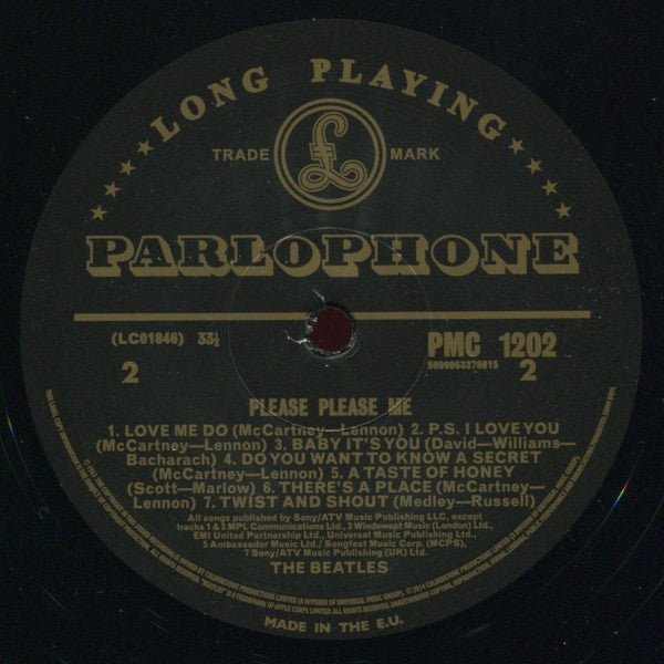 The Beatles : Please Please Me (LP, Album, Mono, RE, RM, 180)