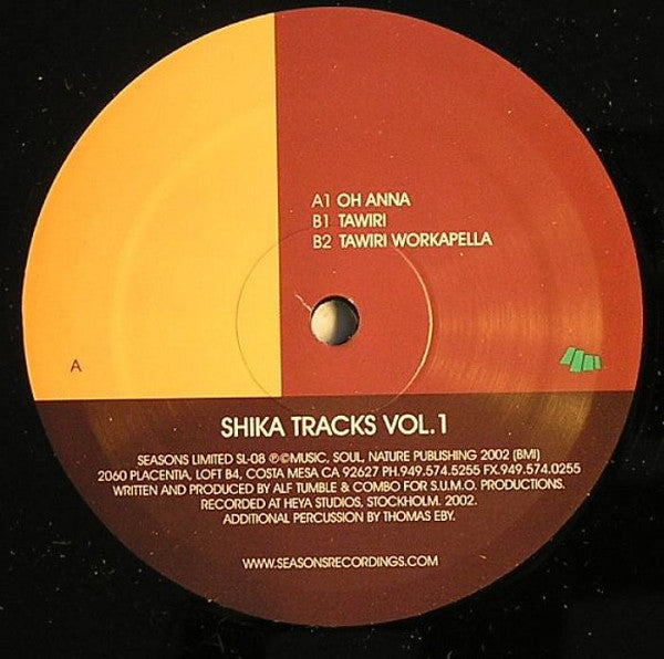 S.U.M.O. : Shika Tracks Vol. 1 (12")