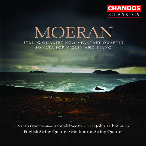 the album cover for Moeran / Scotts / Talbot / Melbourne String Quart - Violin Sonata in E minor / String Quartet A minor