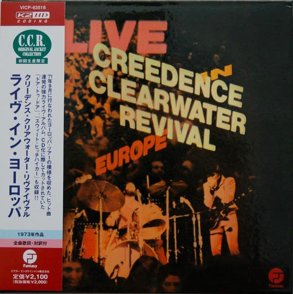 Creedence Clearwater Revival : Live In Europe (CD, Album, RE, RM, Car)
