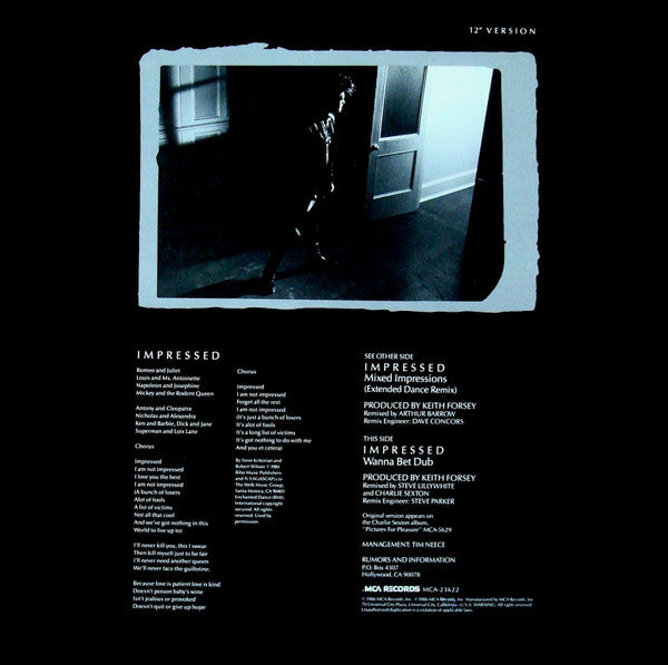 Charlie Sexton : Impressed (12", Single)