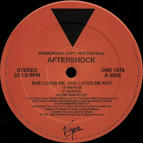 Aftershock : She Loves Me, She Loves Me Not (12", Promo)