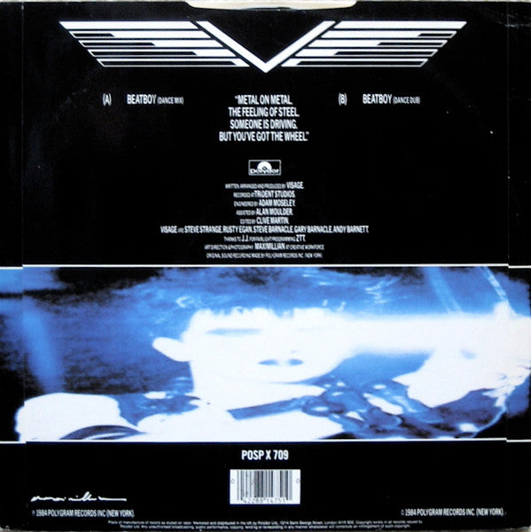Visage : Beat Boy (12", Single)