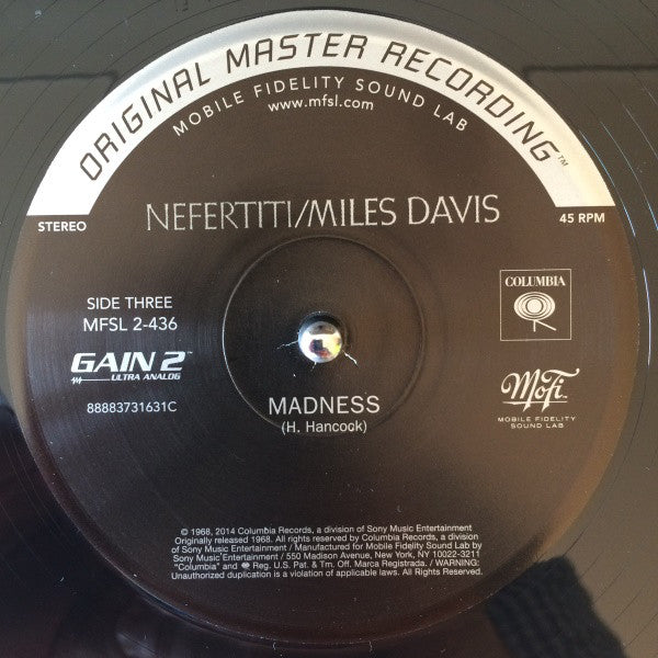 Miles Davis : Nefertiti (2x12", Album, Ltd, Num, RE, RM, 180)