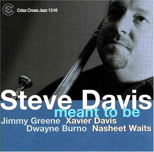 the album cover for Steve Davis - Meant to Be