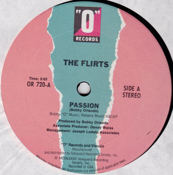 The Flirts : Passion (12")