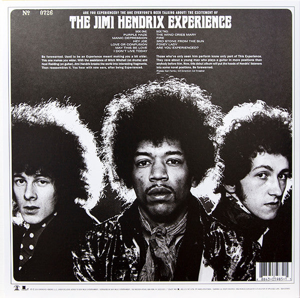 The Jimi Hendrix Experience : Are You Experienced(LP, Album, Ltd, Num, RE, RM, RP, 200)