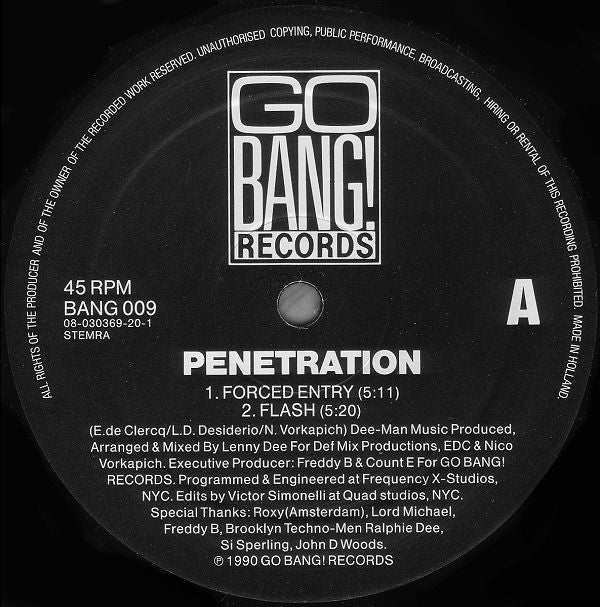 Penetration : Forced Entry (12")