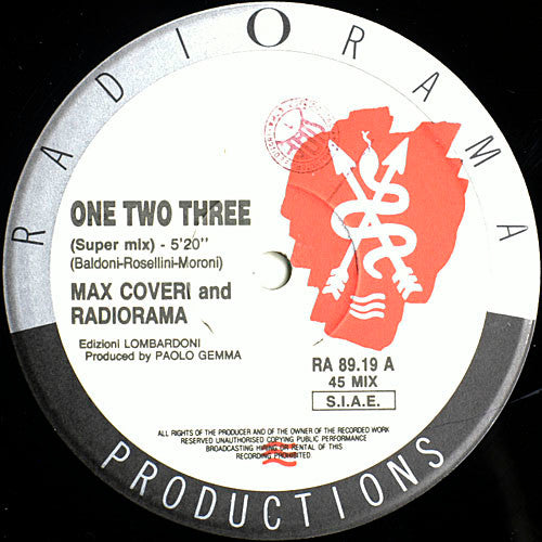 Buy Max Coveri & Radiorama : One Two Three (12