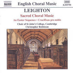 the album cover for English Choral Music - Sacred Choral Music