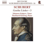the album cover for Burkhard Kehring - Goethe Lieder 3