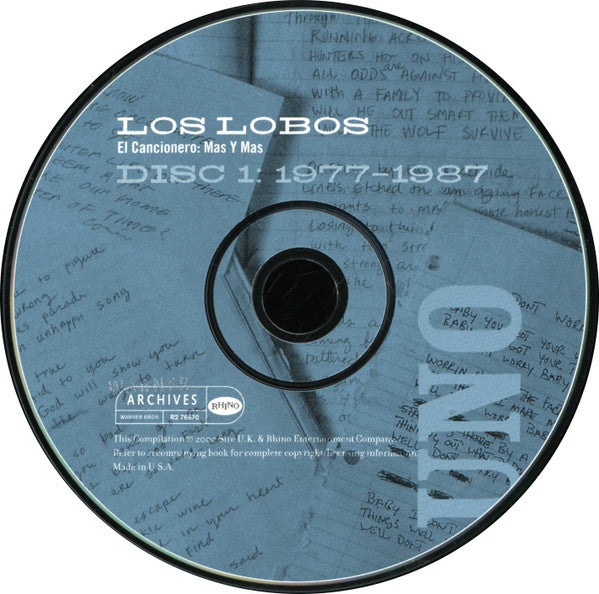 Los Lobos : El Cancionero Mas Y Mas (Box, Comp + 4xCD)