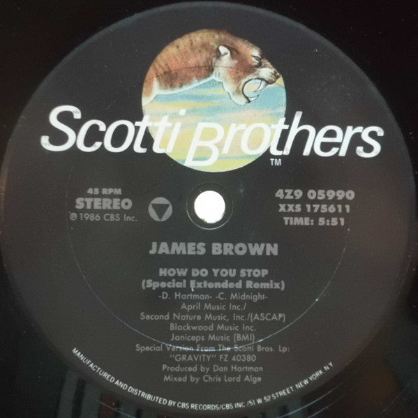 James Brown : How Do You Stop / Goliath (12", Single, Promo, Car)