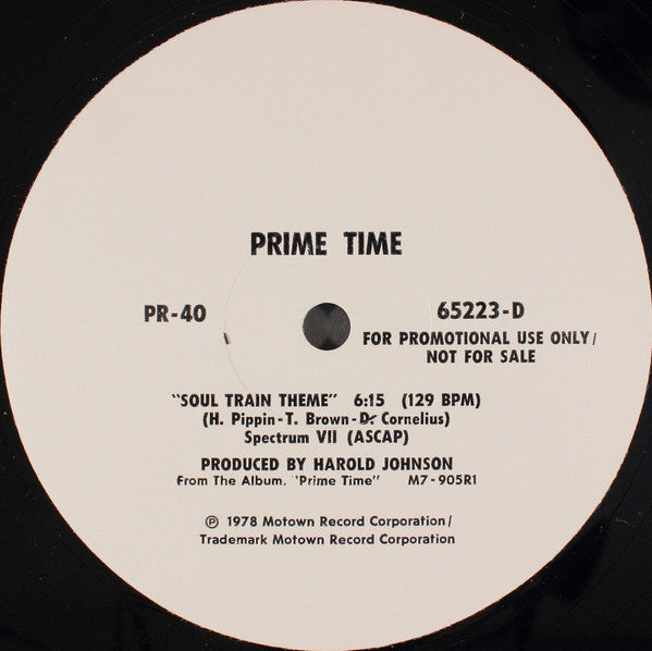 Prime Time (9) : Good Times Theme / Baby, I'm Back / Soul Train Theme (12", Promo)