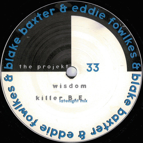 Blake Baxter & Eddie Fowlkes : The Project (2x12")