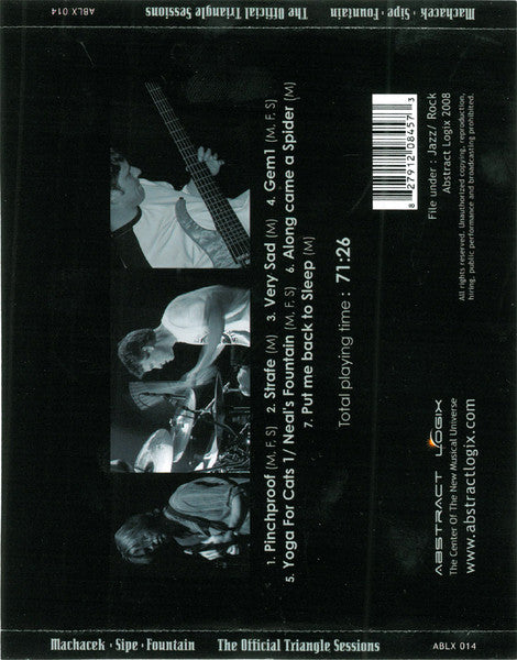 Alex Machacek / Jeff Sipe / Neal Fountain : The Official Triangle Sessions (CD, Album)
