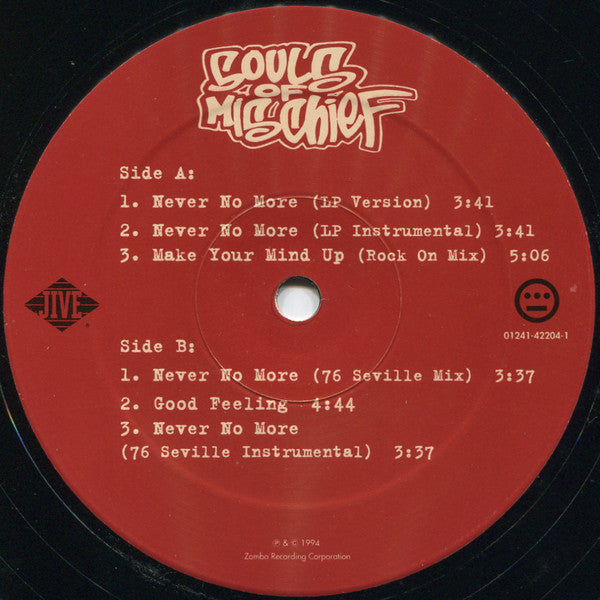 Souls Of Mischief : Never No More (12")