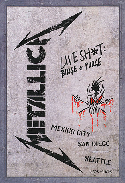 Metallica : Live Sh*t: Binge & Purge (3xCD, Album + 2xDVD, M/Print, NTSC + RE)