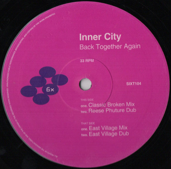 Inner City : Back Together Again (12")
