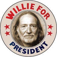 BUTTON: Willie for President
