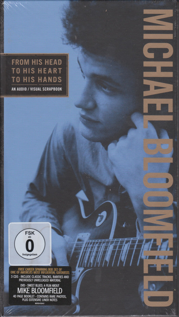 Mike Bloomfield : From His Head To His Heart To His Hands (3xCD, Album, Comp + DVD-V, Copy Prot., NTSC + Box)