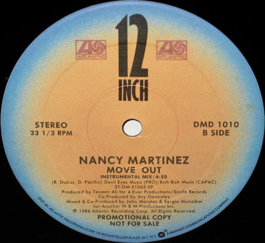 Nancy Martinez : Move Out (12", Promo)